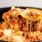 Crockpot Ravioli Lasagna
