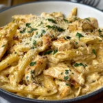 creamy chicken garlic parmesan pasta